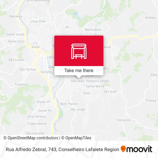 Rua Alfredo Zebral, 743 map