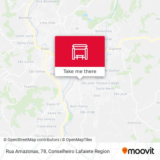 Rua Amazonas, 78 map