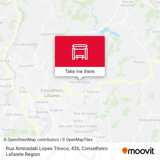 Rua Aminadab Lopes Tinoco, 426 map