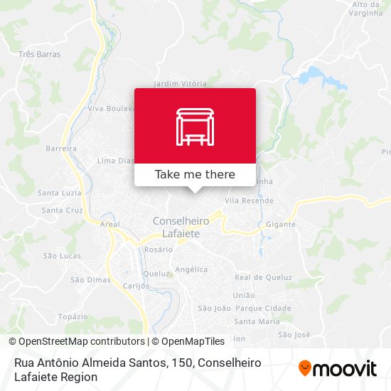 Rua Antônio Almeida Santos, 150 map