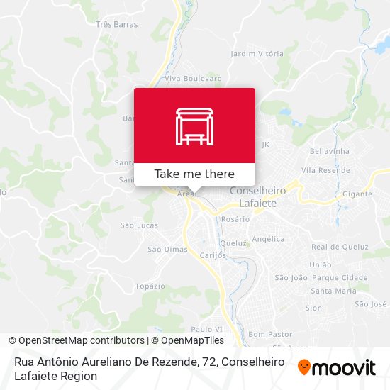 Rua Antônio Aureliano De Rezende, 72 map