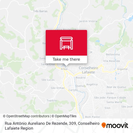 Mapa Rua Antônio Aureliano De Rezende, 309