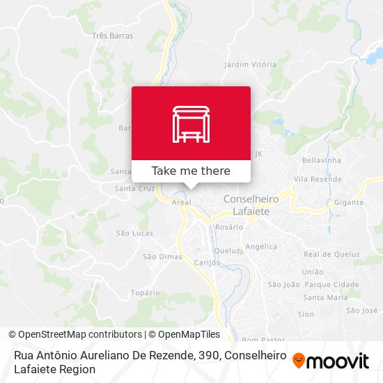 Rua Antônio Aureliano De Rezende, 390 map