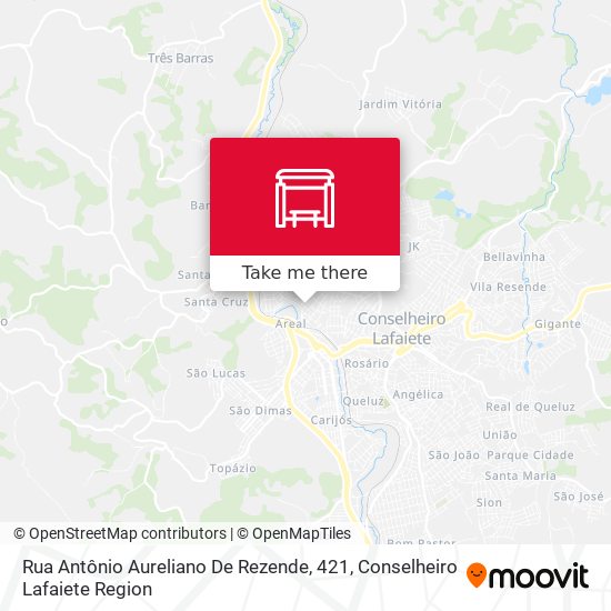 Rua Antônio Aureliano De Rezende, 421 map