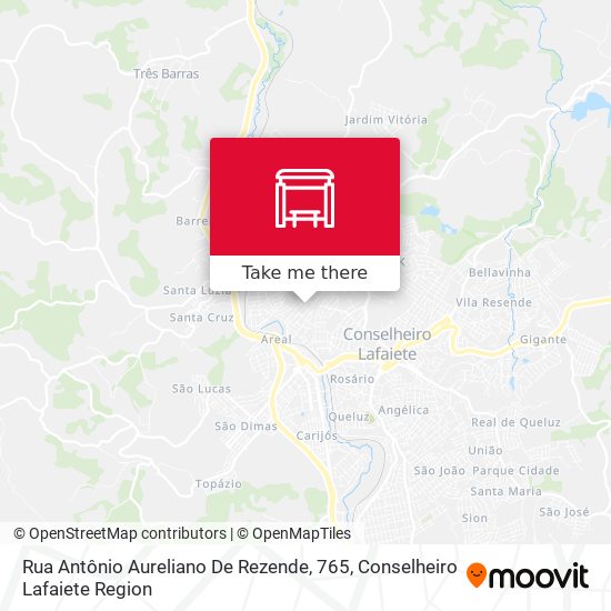 Rua Antônio Aureliano De Rezende, 765 map