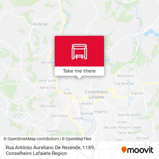 Rua Antônio Aureliano De Rezende, 1189 map