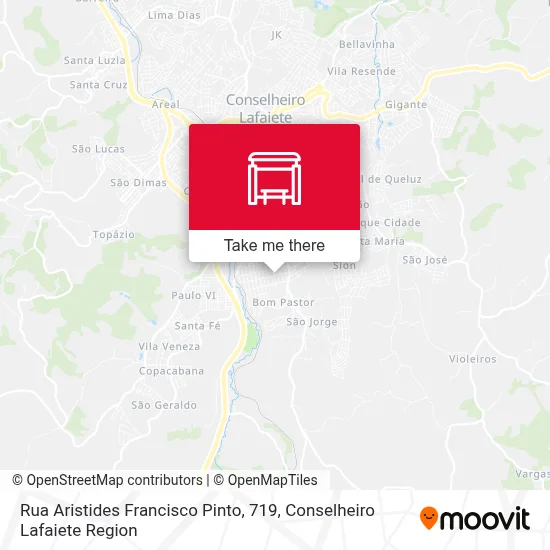 Rua Aristides Francisco Pinto, 719 map