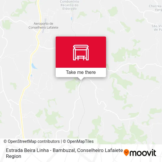 Estrada Beira Linha - Bambuzal map