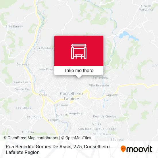 Rua Benedito Gomes De Assis, 275 map
