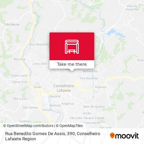 Rua Benedito Gomes De Assis, 390 map