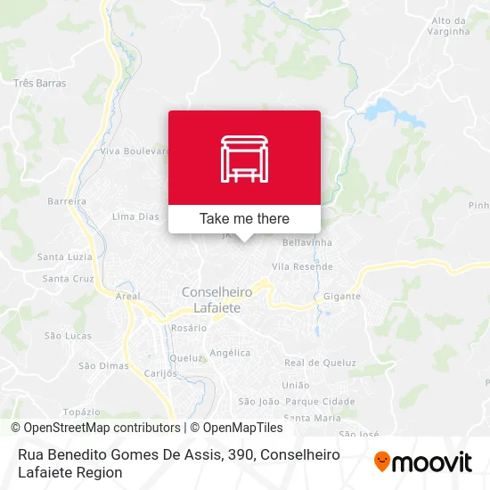 Rua Benedito Gomes De Assis, 390 map