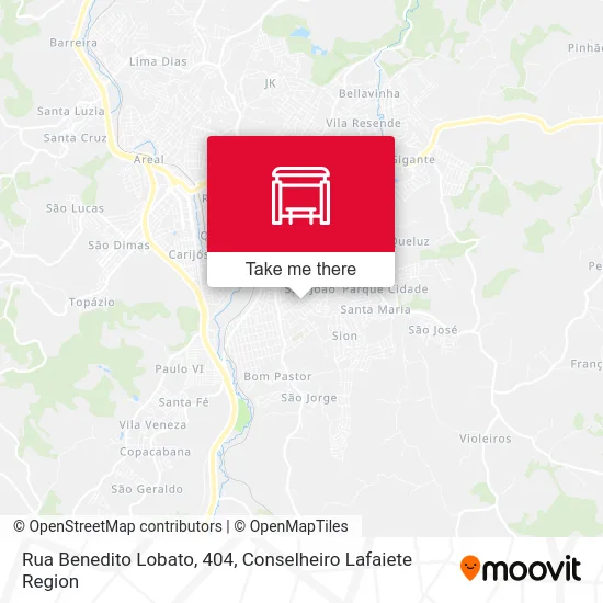 Rua Benedito Lobato, 404 map