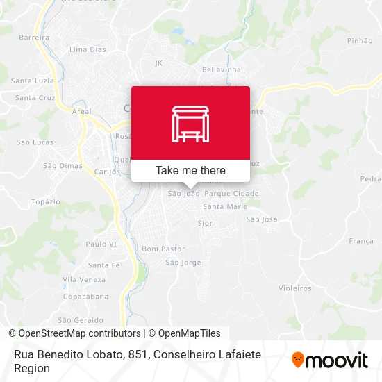 Rua Benedito Lobato, 851 map