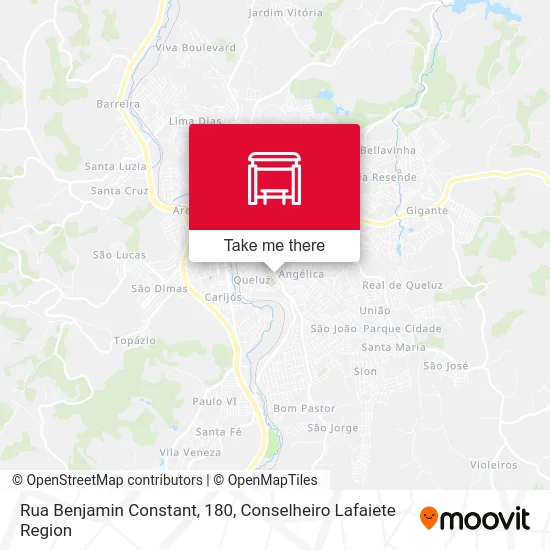 Rua Benjamin Constant, 180 map