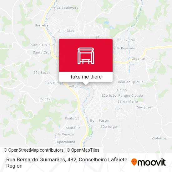 Rua Bernardo Guimarães, 482 map