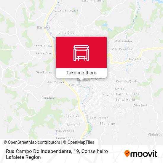 Rua Campo Do Independente, 19 map