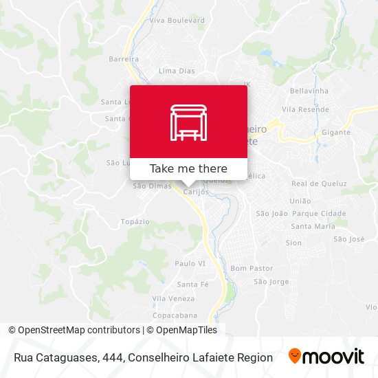 Rua Cataguases, 444 map