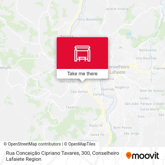 Rua Conceição Cipriano Tavares, 300 map
