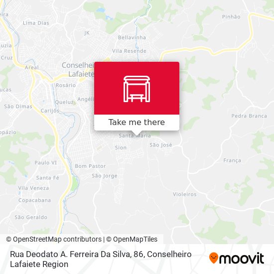 Rua Deodato A. Ferreira Da Silva, 86 map
