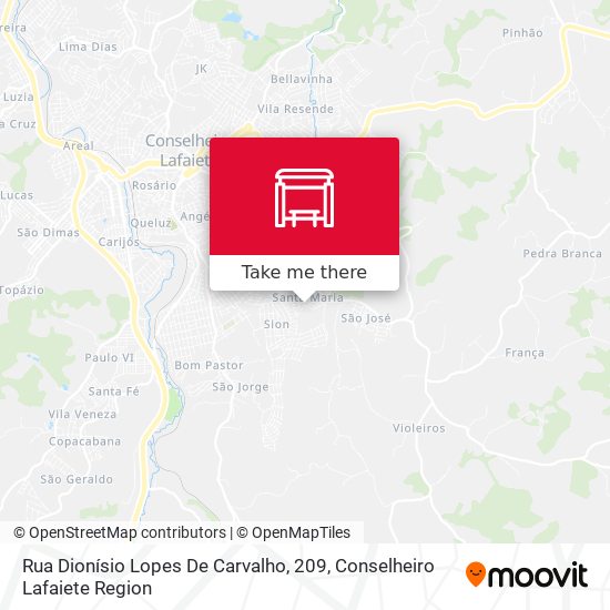 Rua Dionísio Lopes De Carvalho, 209 map