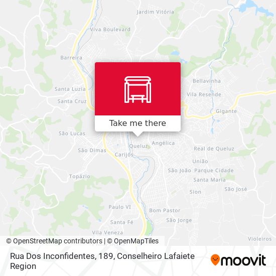 Rua Dos Inconfidentes, 189 map