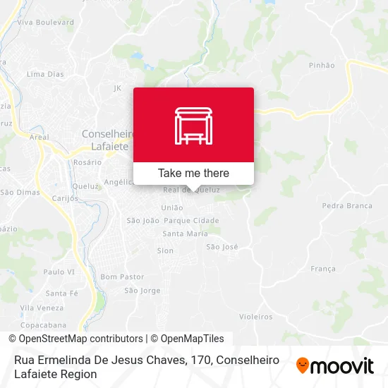 Rua Ermelinda De Jesus Chaves, 170 map