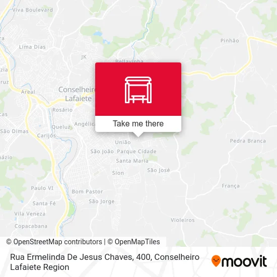 Rua Ermelinda De Jesus Chaves, 400 map