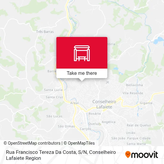 Rua Francisco Tereza Da Costa, S / N map