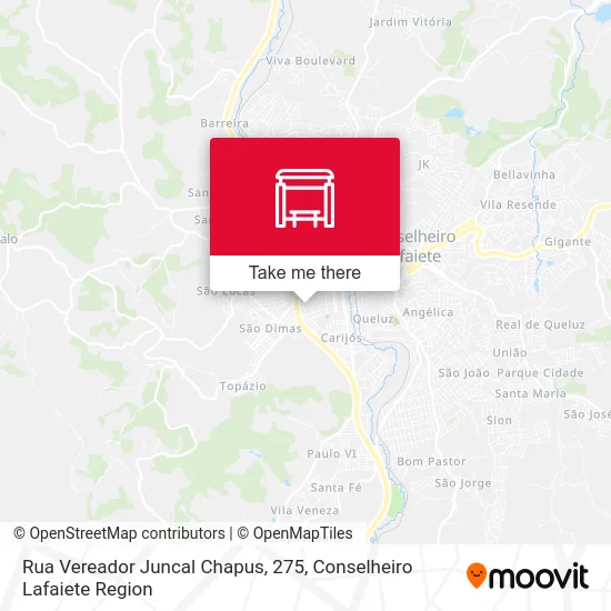 Rua Vereador Juncal Chapus, 275 map