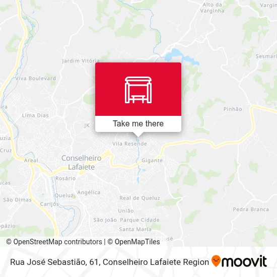 Rua José Sebastião, 61 map