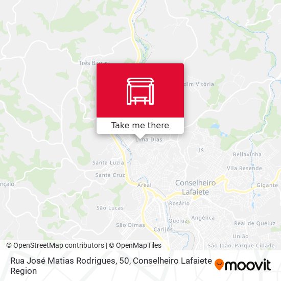 Rua José Matias Rodrigues, 50 map