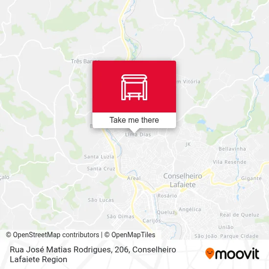 Rua José Matias Rodrigues, 206 map