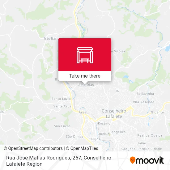 Rua José Matias Rodrigues, 267 map
