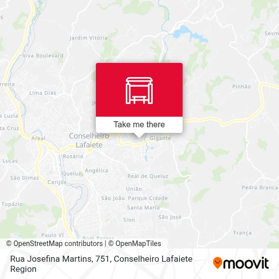 Rua Josefina Martins, 751 map
