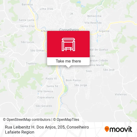 Rua Leibenitz H. Dos Anjos, 205 map