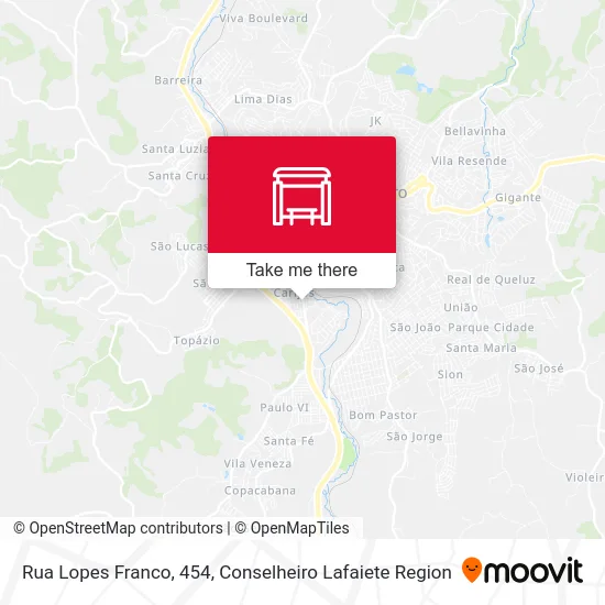 Rua Lopes Franco, 454 map