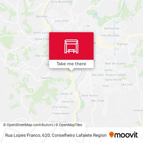 Rua Lopes Franco, 620 map