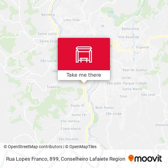 Rua Lopes Franco, 899 map