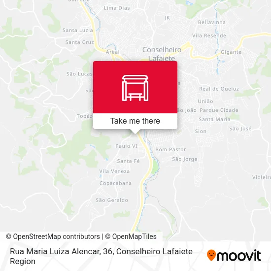 Rua Maria Luiza Alencar, 36 map