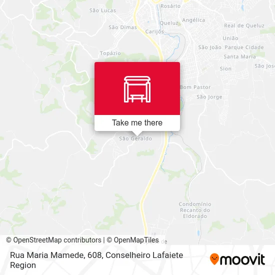 Rua Maria Mamede, 608 map
