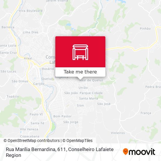 Rua Marília Bernardina, 611 map