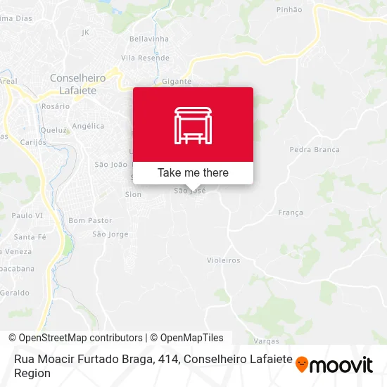 Rua Moacir Furtado Braga, 414 map