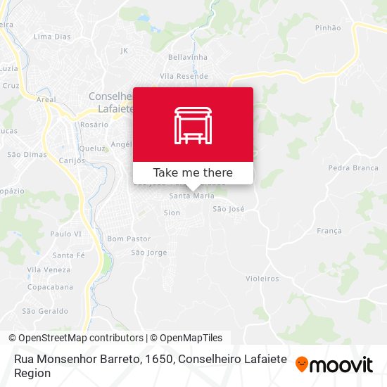 Rua Monsenhor Barreto, 1650 map