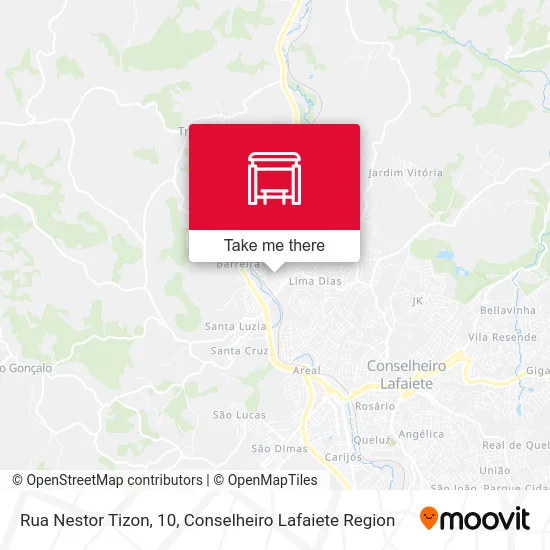 Rua Nestor Tizon, 10 map