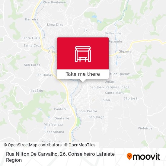 Rua Nilton De Carvalho, 26 map