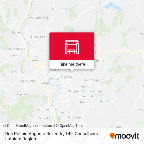 Rua Políbio Augusto Rezende, 149 map