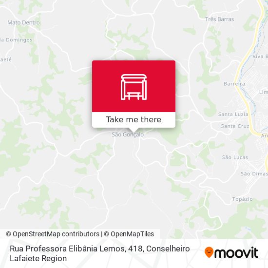 Rua Professora Elibânia Lemos, 418 map