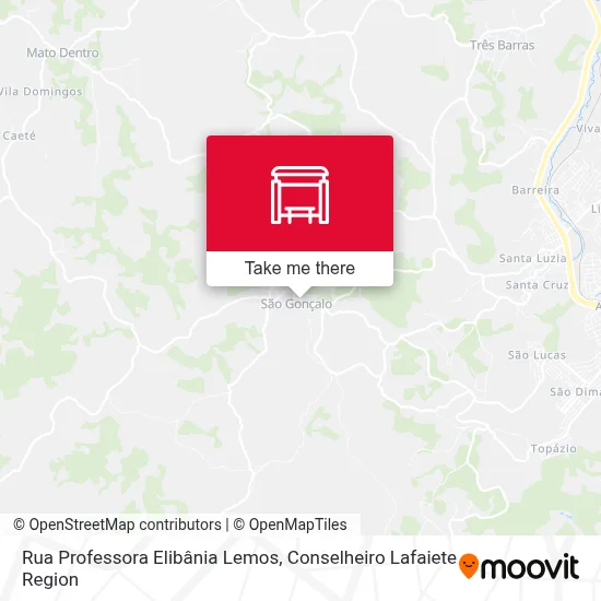 Rua Professora Elibânia Lemos map