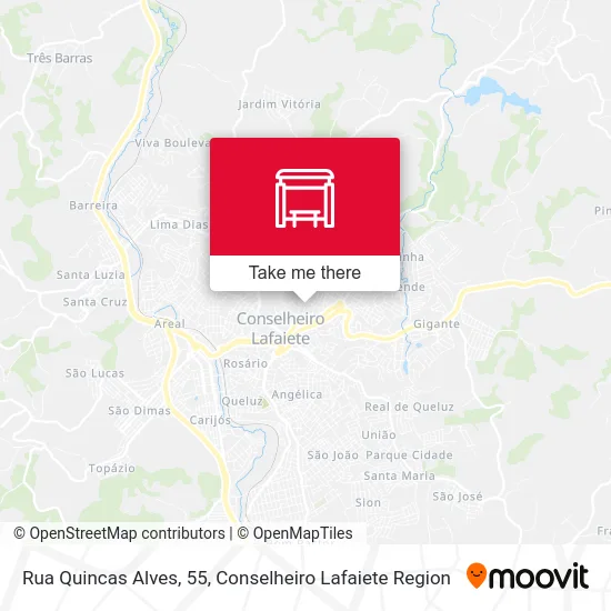 Rua Quincas Alves, 55 map