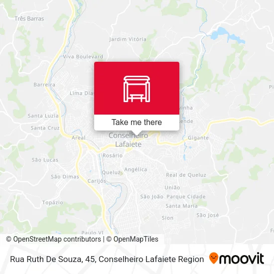 Rua Ruth De Souza, 45 map